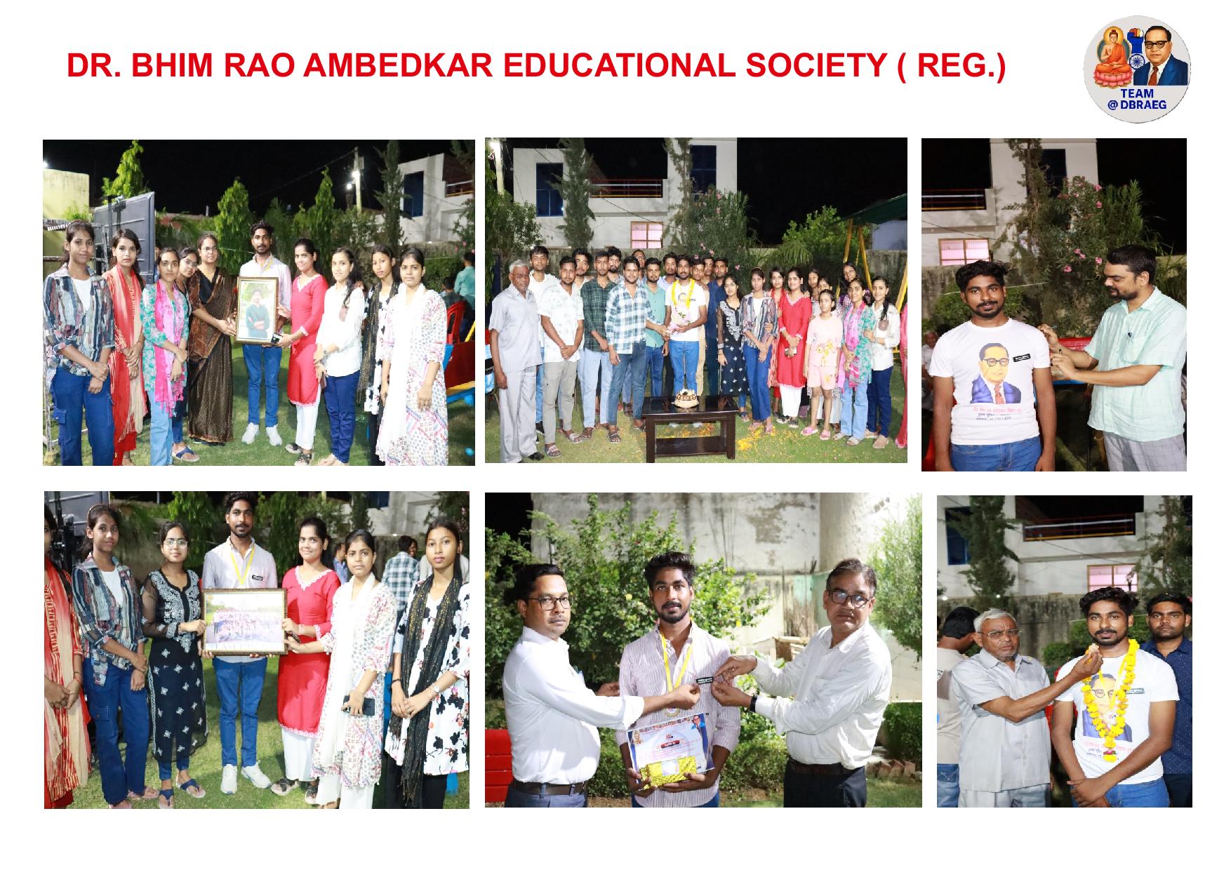 चयनित छात्र का विदाई कार्यक्रम 